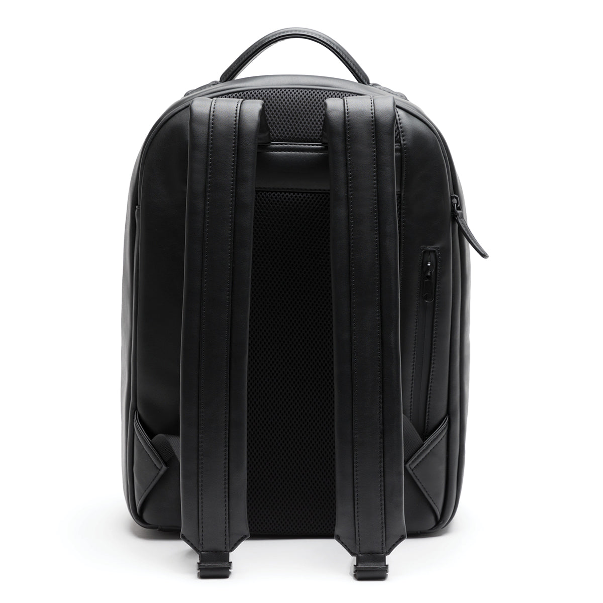 Stylish camera backpack with passport pocket, vegan leather, No More Ugly