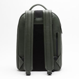 Stylish camera backpack with mesh back and passport pocket